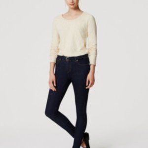 NEW LOFT Denim Leggings In Rinse Wash 31 / 12